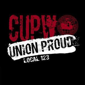 CUPW Union Proud Splatter Apparel