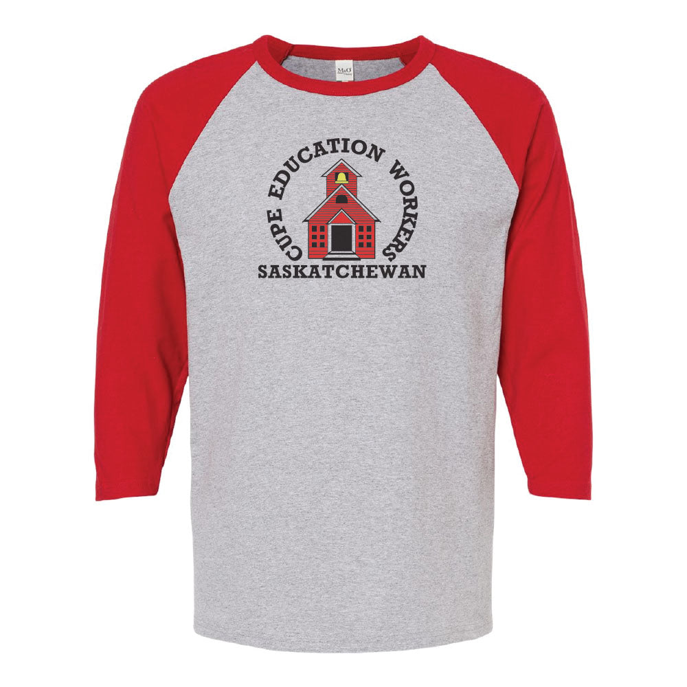 Classic EWSC Logo - Raglin 3/4 Baseball Tee