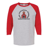 Classic EWSC Logo - Raglin 3/4 Baseball Tee