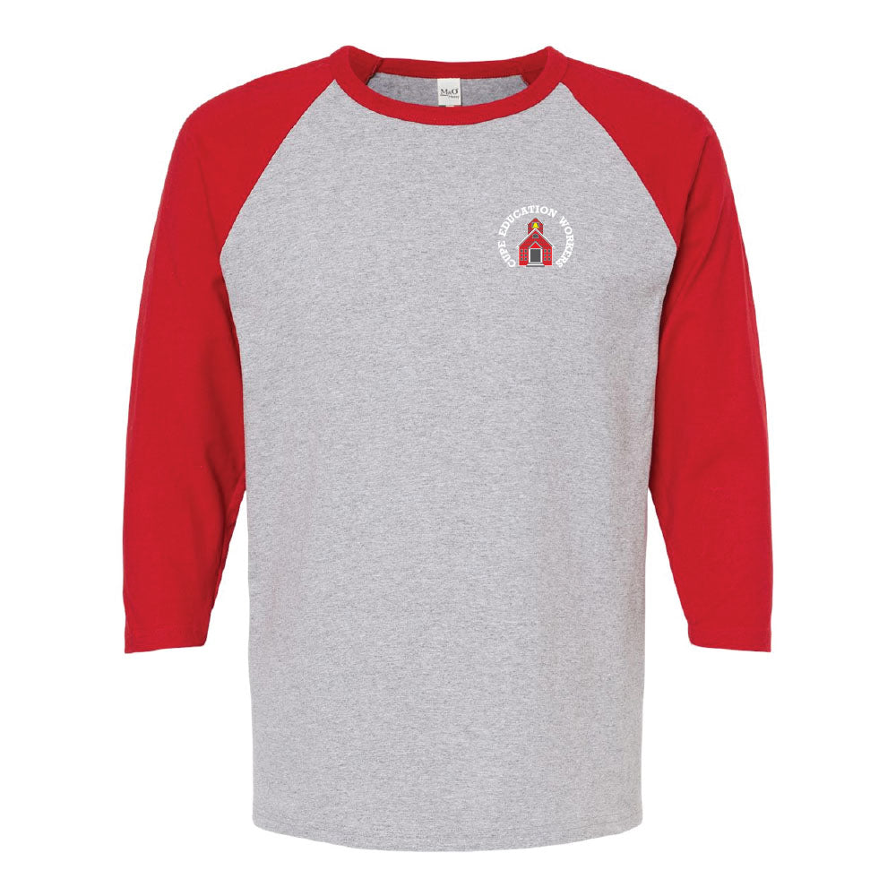 Classic Logo  - Raglin 3/4 Baseball Tee