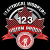 Electrical Workers Round Canada Decal