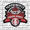 Machinist Round Canada Decal