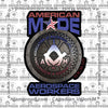 Aerospace Worker Round America Decal