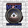 Machinist Round America Decal