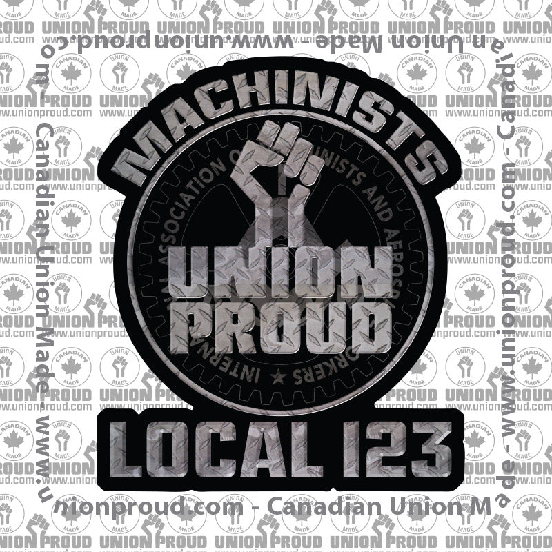 Machinist Iron Fist Decal