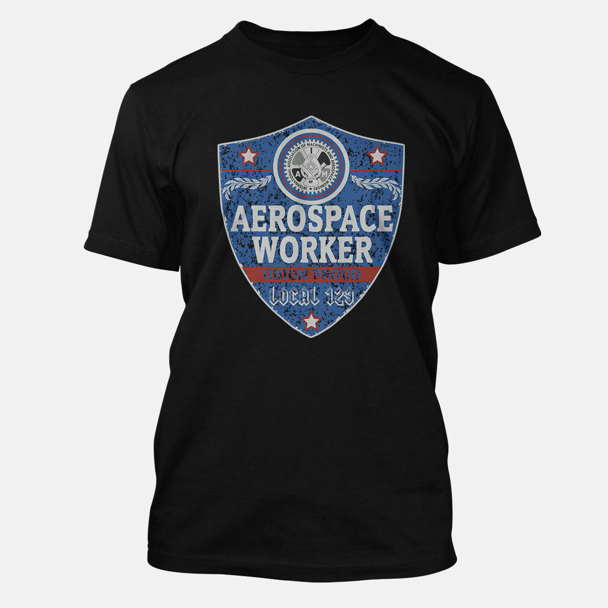 IAM Aerospace Worker Blue Badge Apparel