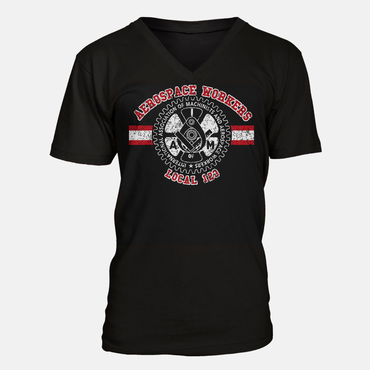 Aerospace Worker Collegiate Red & White Apparel