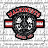 Machinist Collegiate Red & White Decal