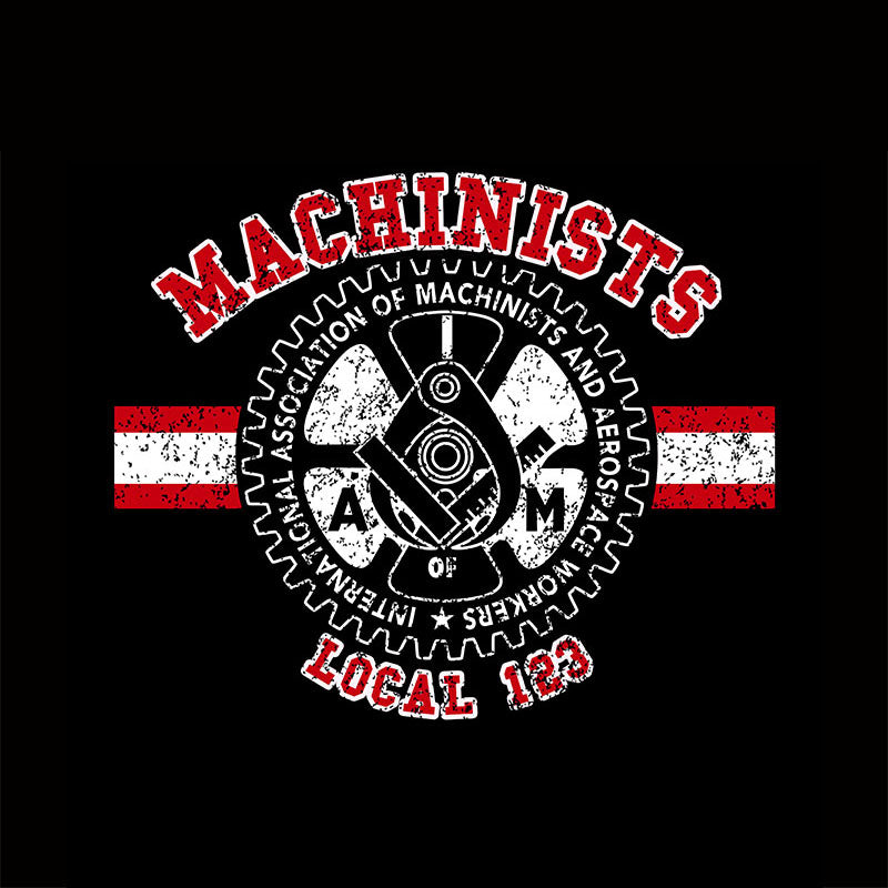 Machinist Collegiate Red & White Apparel