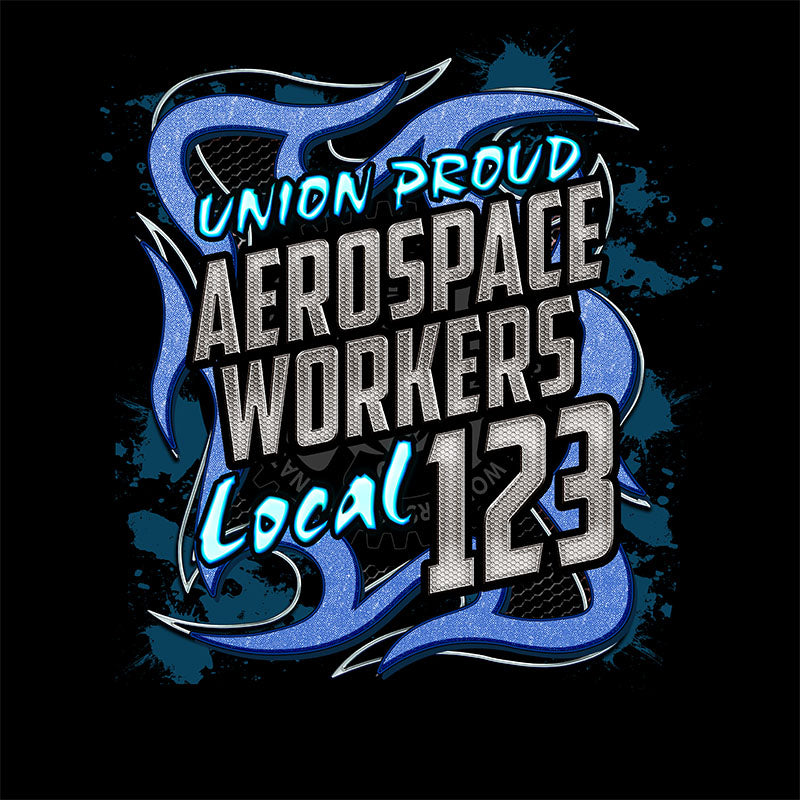 Aerospace Worker Blue Metal Apparel