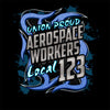 Aerospace Worker Blue Metal Apparel