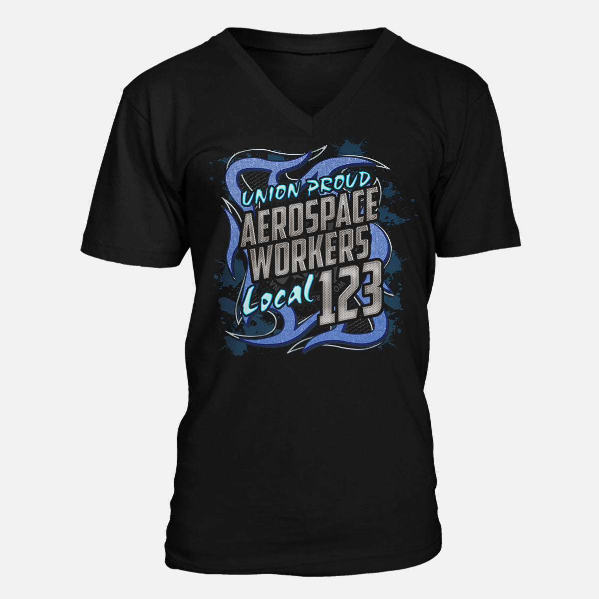 Aerospace Worker Blue Metal Apparel
