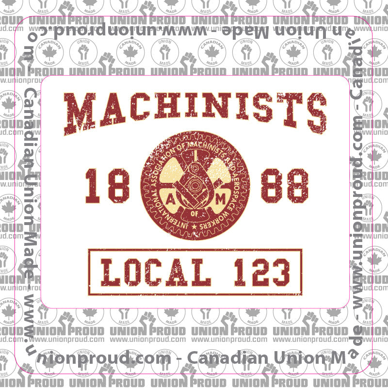 Machinist College Decal