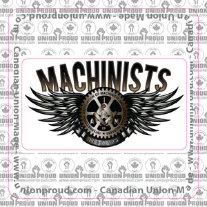 Machinists Steel Wings Decal