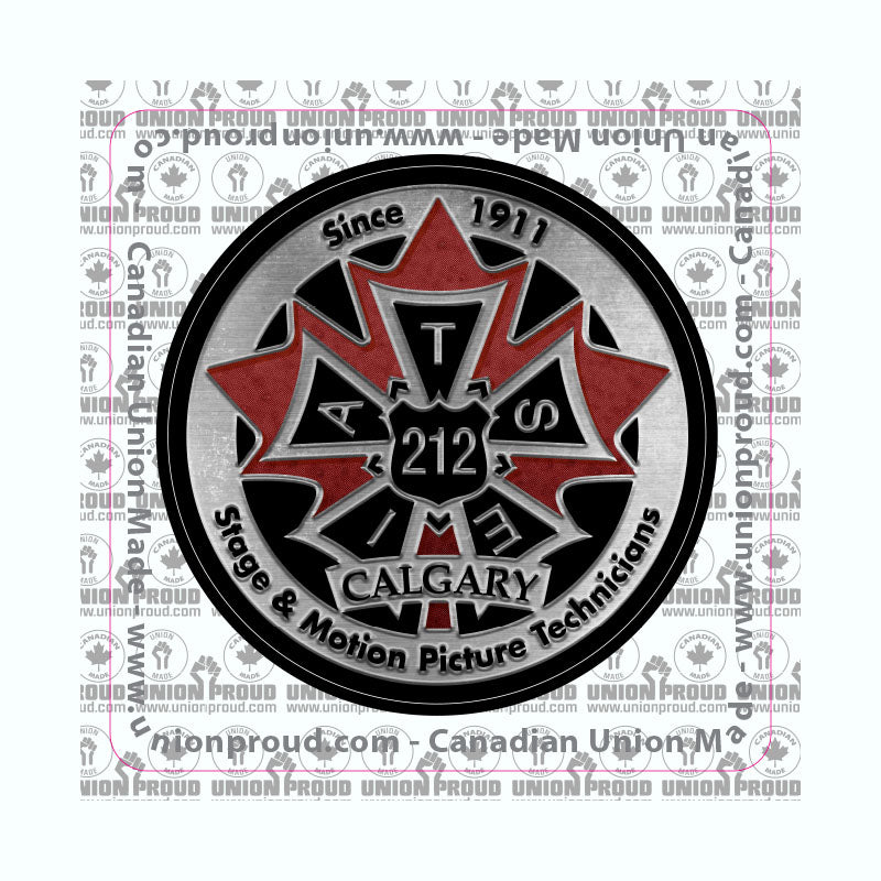 IATSE 212 - Metal Logo Decal