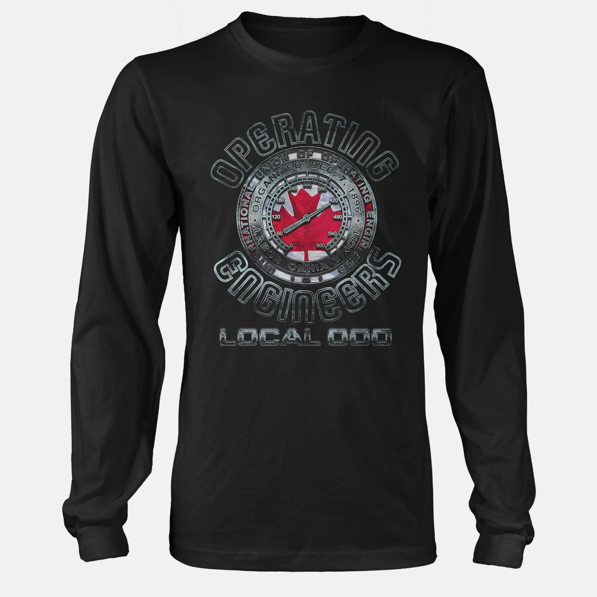IUOE Canada Scraped Metal Apparel