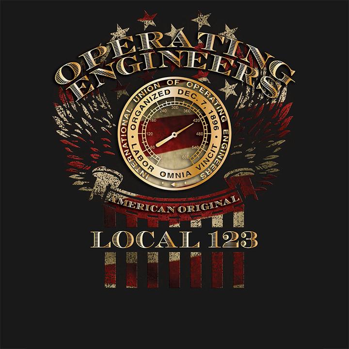 Operating Engineers Winged Decal