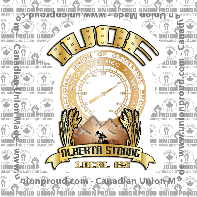 IUOE Alberta Strong Decal