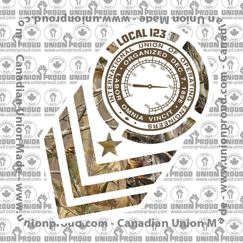 IUOE Military Decal