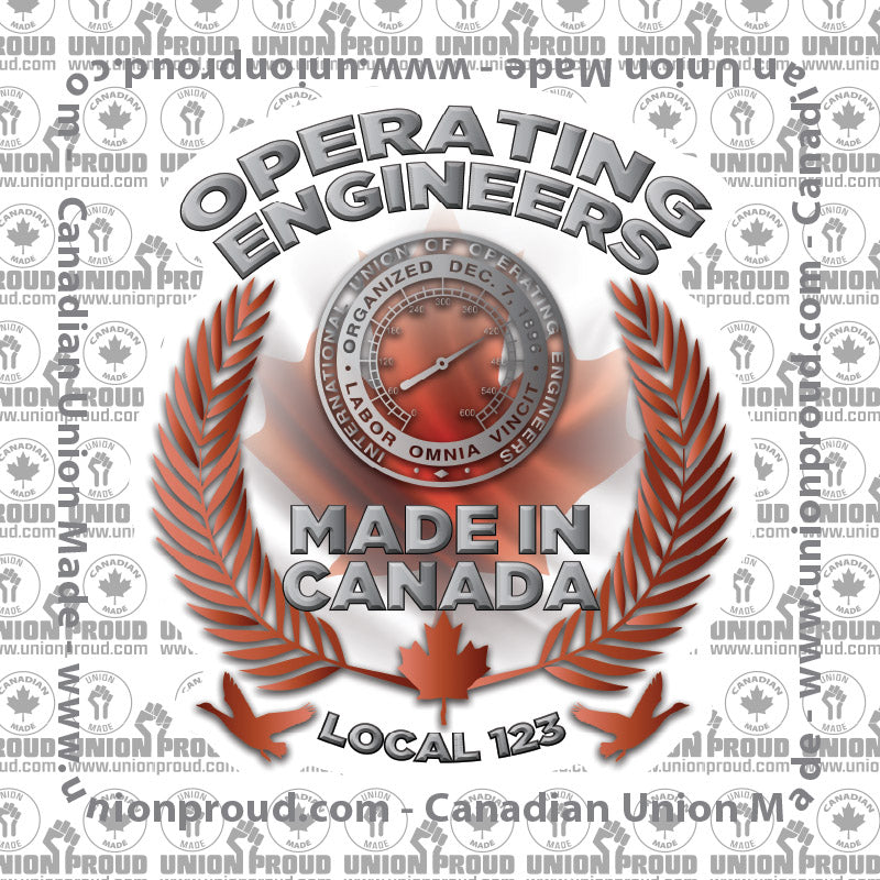 Operating Engineers Canada Decal