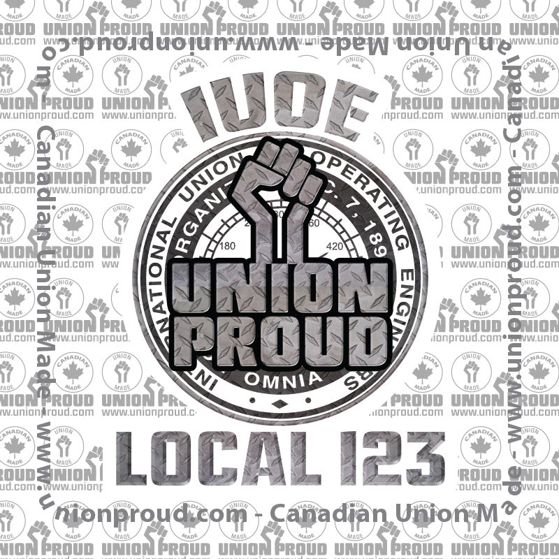 IUOE Iron Fist Decal