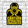 Operating Engineers Biohazard Union Decal
