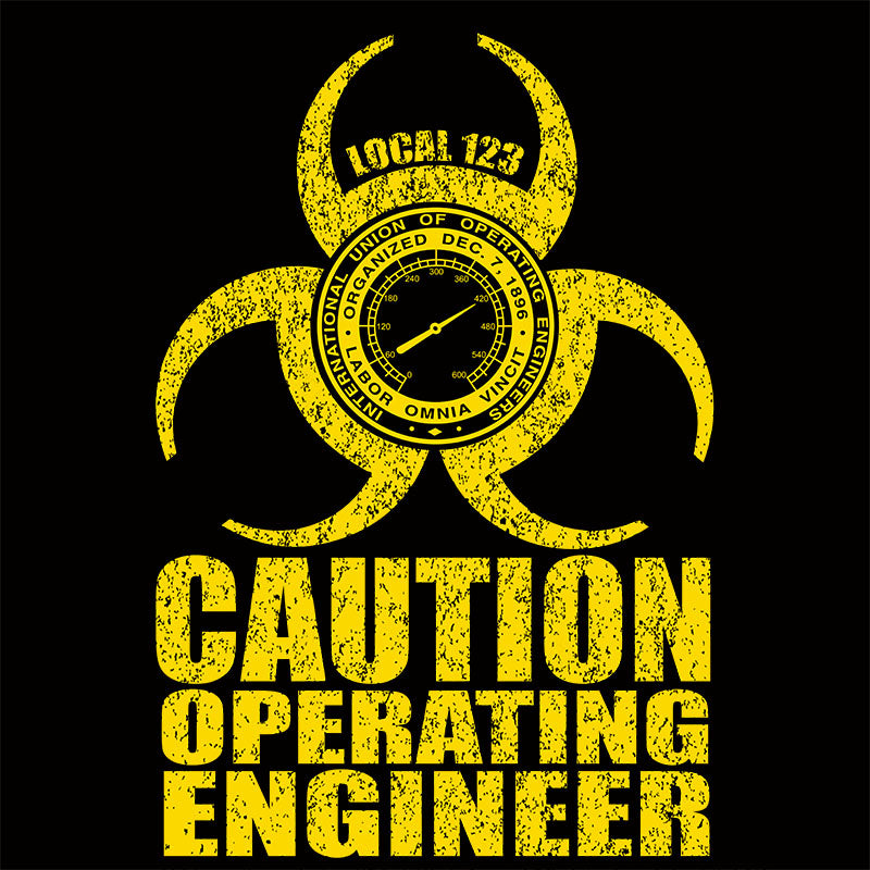 Operating Engineers Biohazard Union Apparel