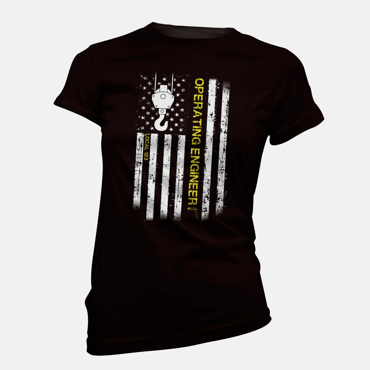 Operating Engineers American Flag Hook Union Apparel