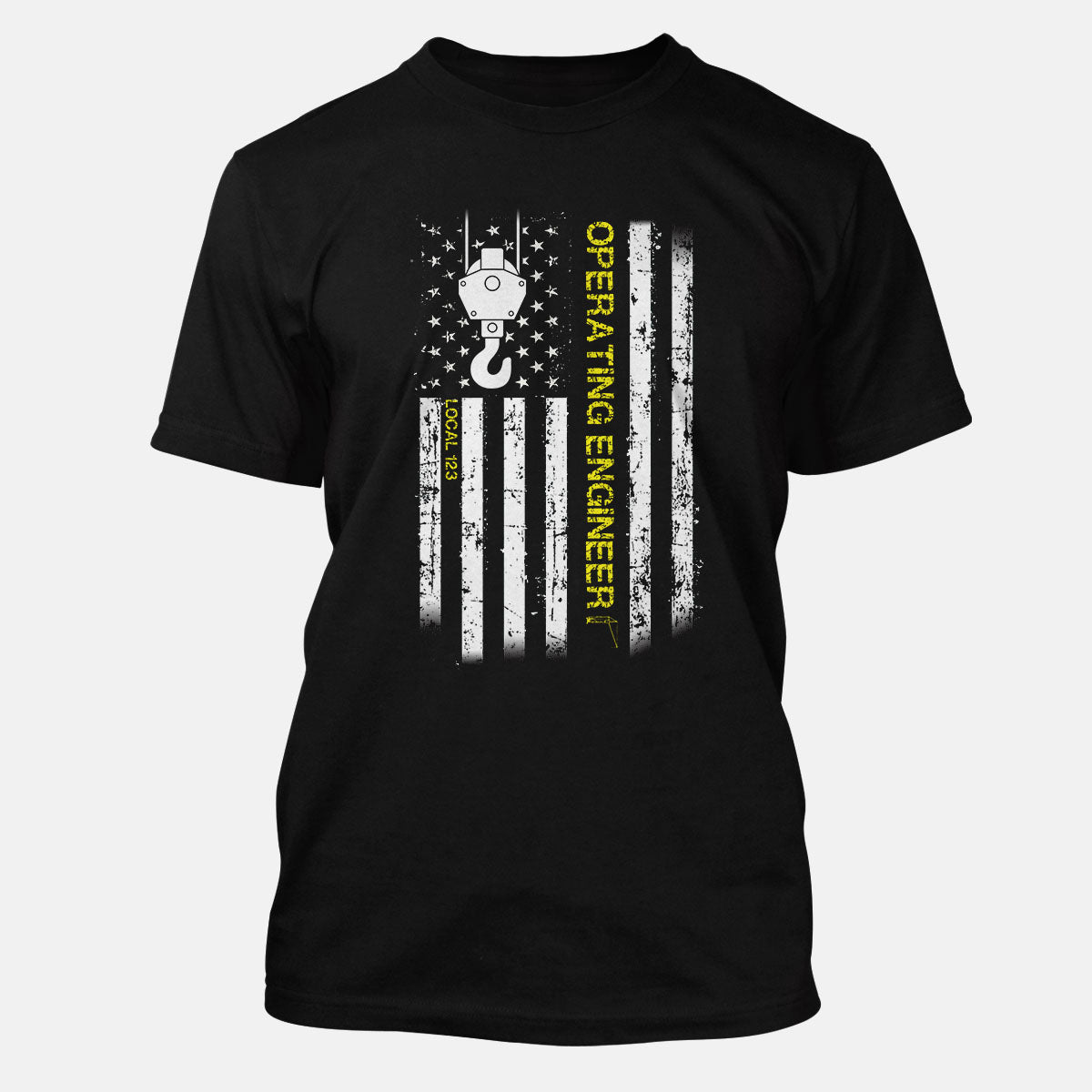 Operating Engineers American Flag Hook Union Apparel
