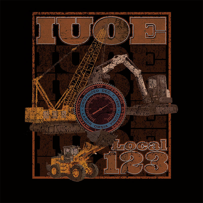 IUOE Gritty Machinery Union Apparel