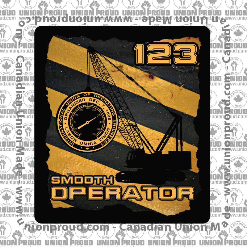 IUOE Smooth Operator Union Decal