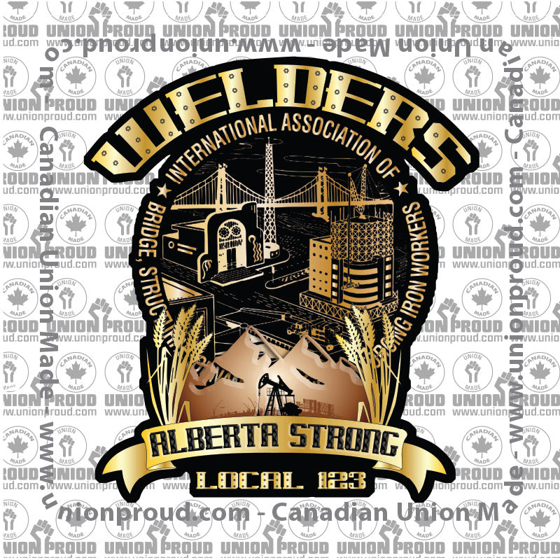 IW Welders Alberta Strong Decal