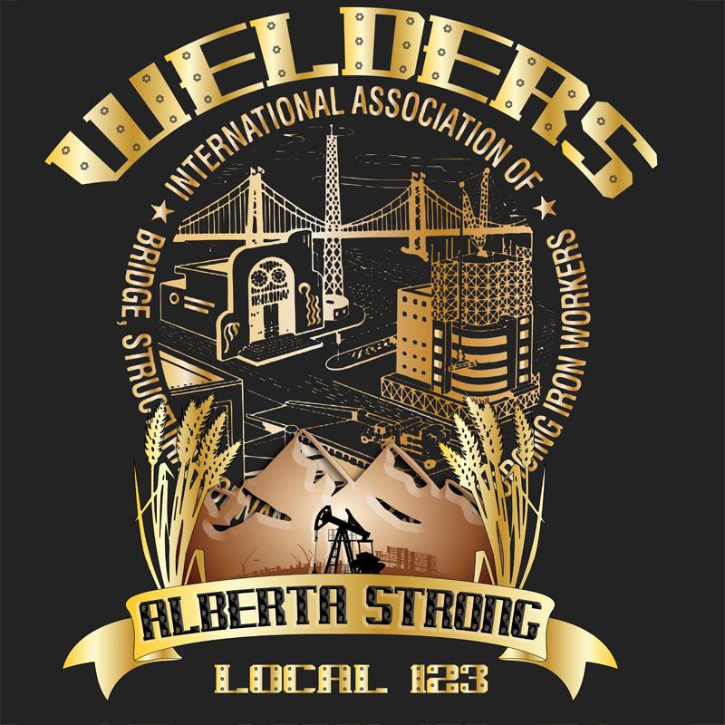 IW Welders Alberta Strong Decal