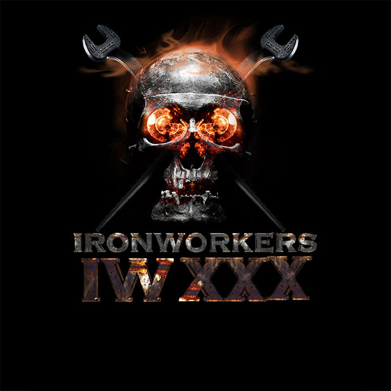 Ironworkers Burning Skull Apparel