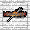 Ironworkers Dragon & Sword Decal