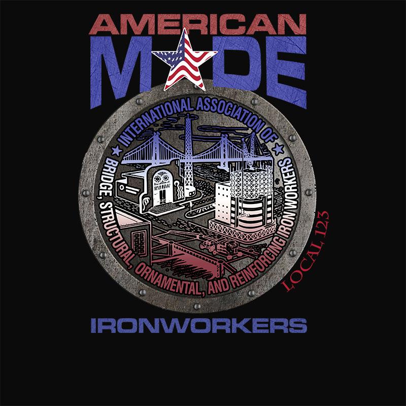 Ironworkers Round America Decal