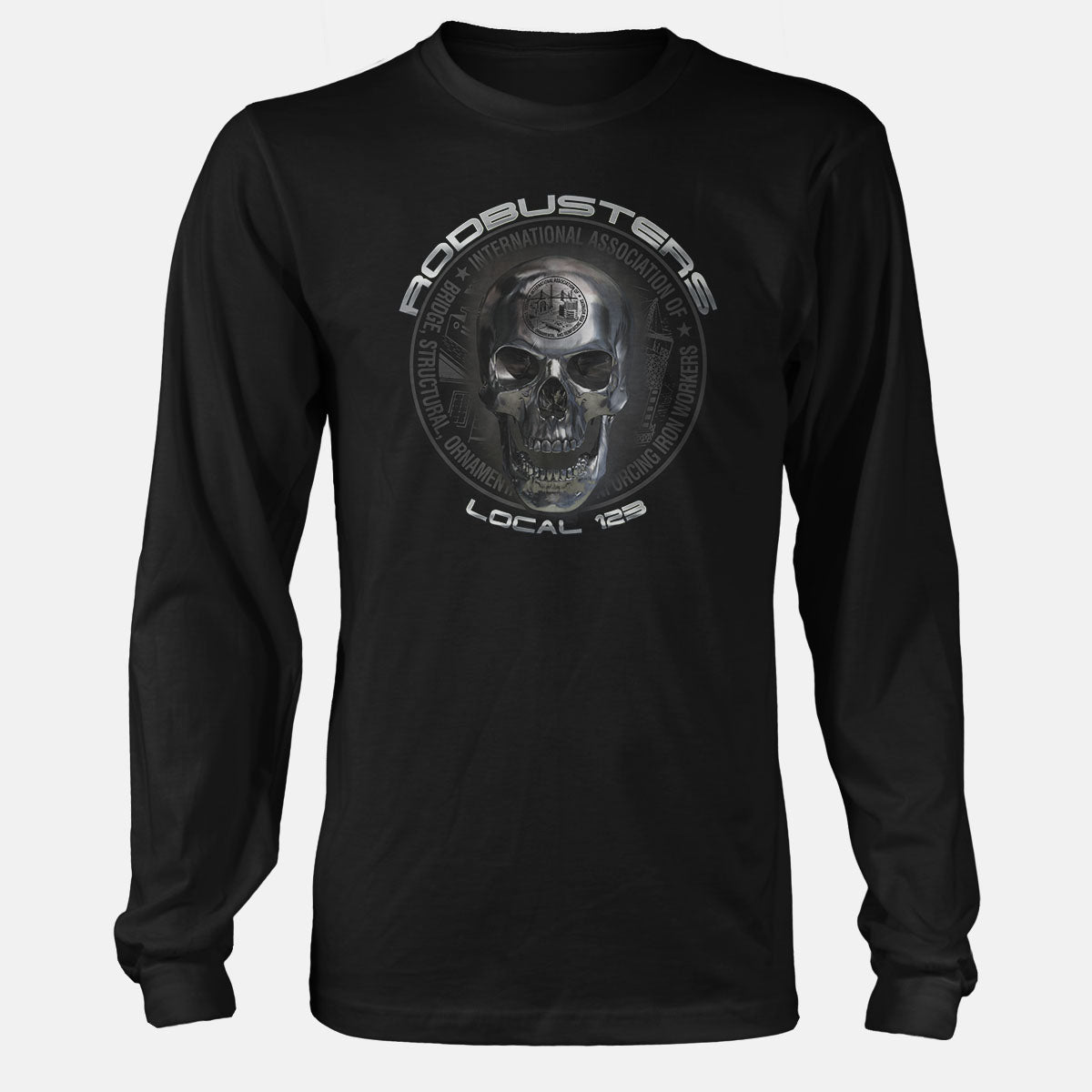 IW Rodbusters Chrome Skull Apparel