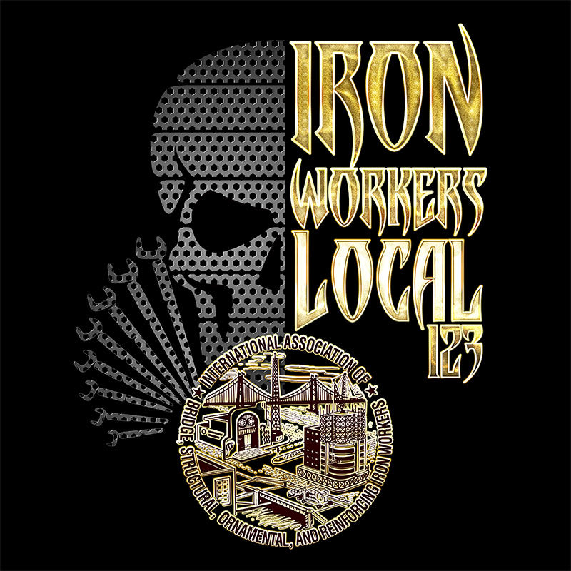 Ironworkers Metal Wrench Skull Apparel