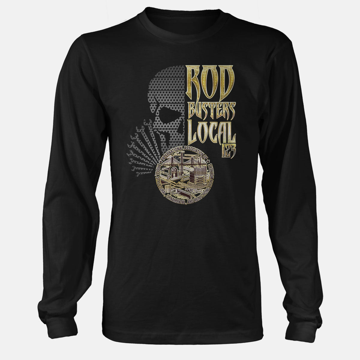 IW Rodbusters Metal Wrench Skull Apparel