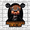IW Rodbusters Flaming Skull Decal