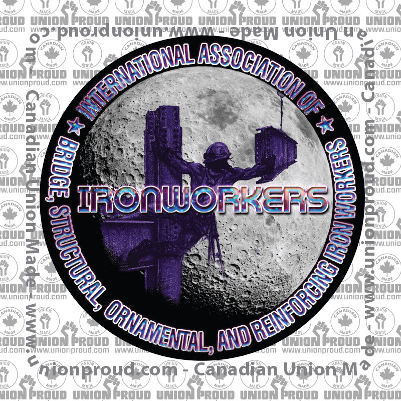 Ironworkers Moon Decal