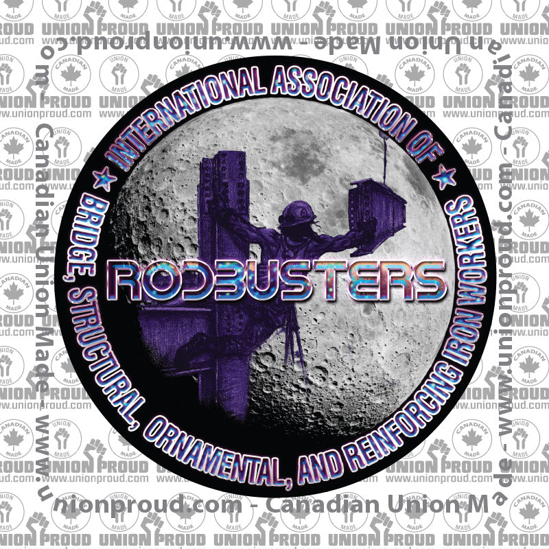 IW Rodbusters Moon Decal