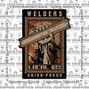 IW Welders Girder/Fist Union Decal