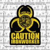 Ironworkers Biohazard Union Decal