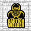 IW Welders Biohazard Union Decal