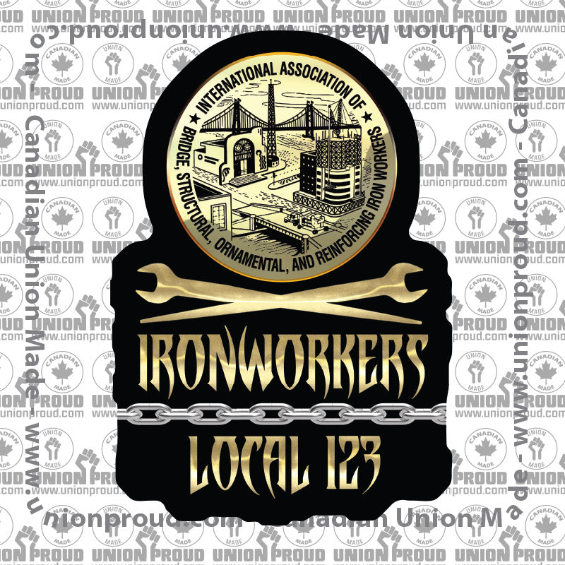 Ironworkers Chain Union Decal