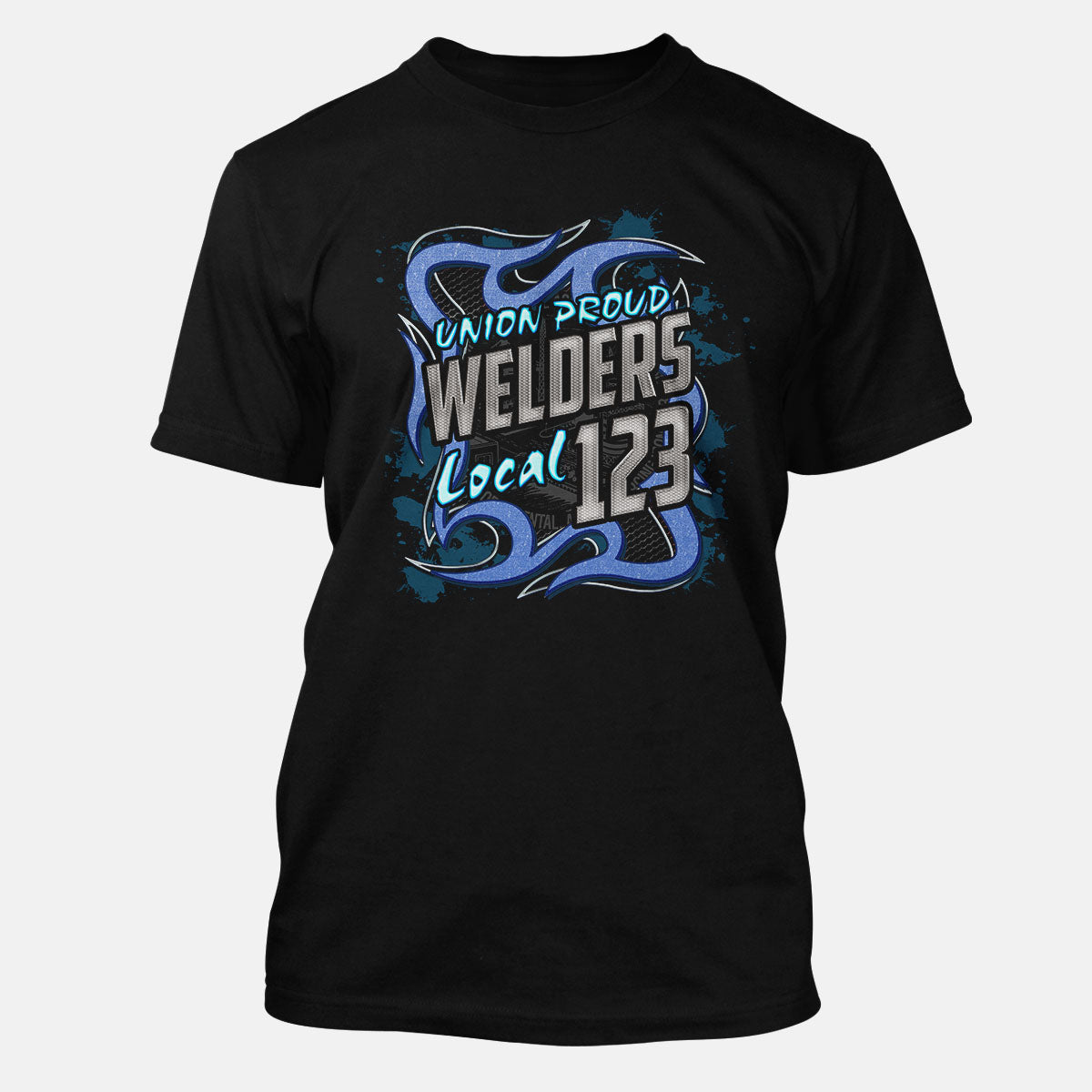 IW Welders Blue Metal Union Apparel