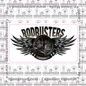 IW Rodbusters Steel Wings Decal