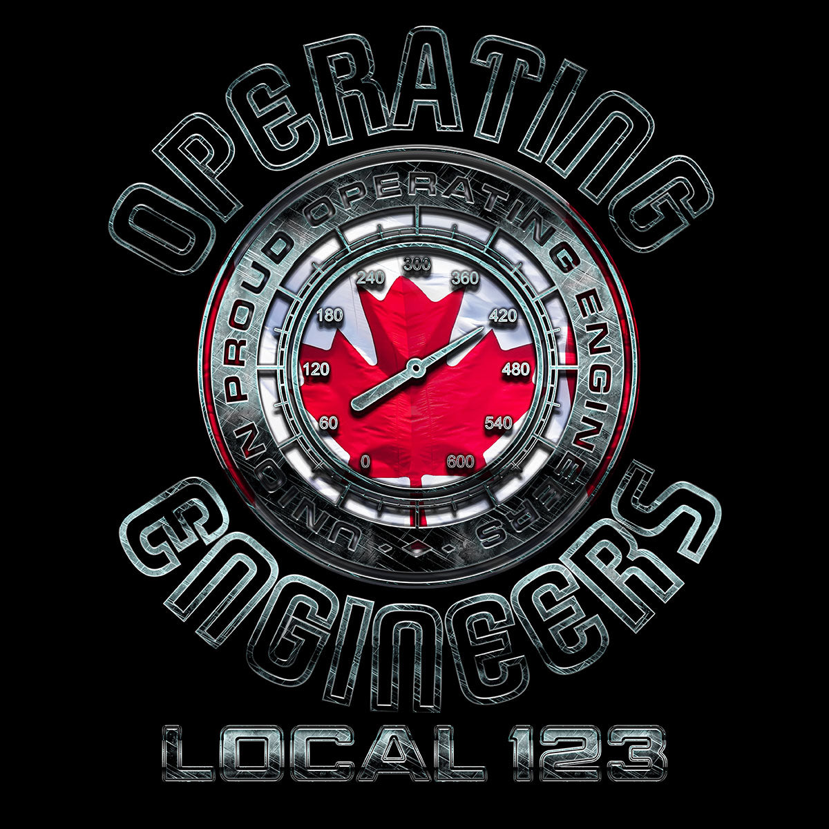 Operating Engineers Canada Metal Decal