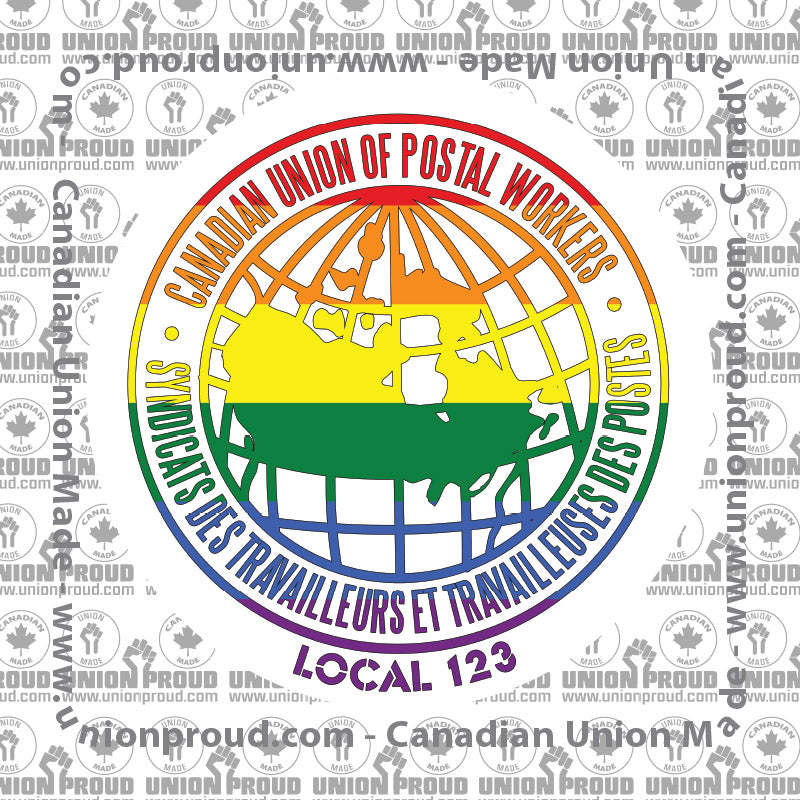 CUPW Pride Decal
